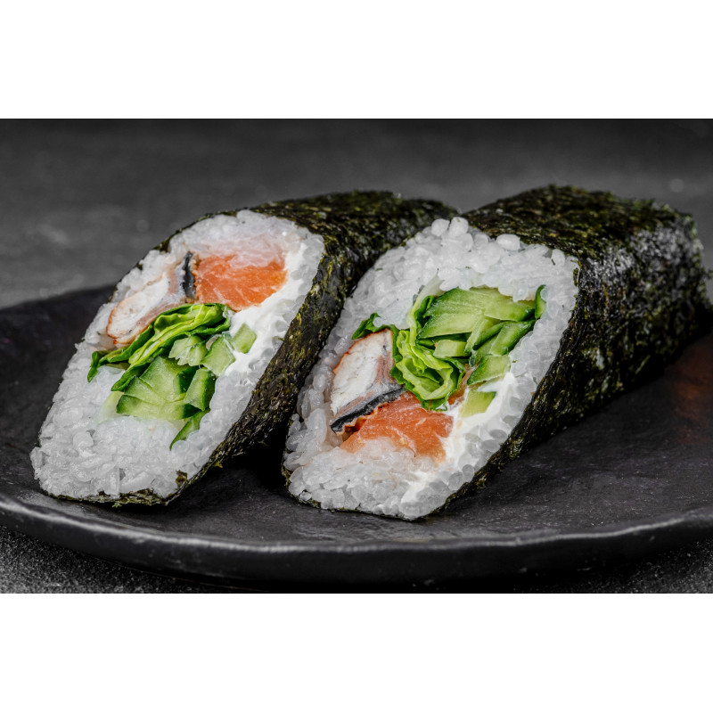 HandRoll з вугрем та сьомгою